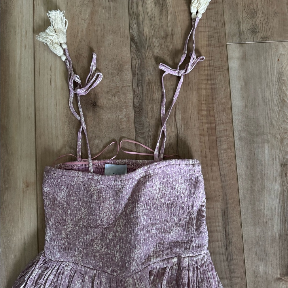 Lilac Spaghetti Strap Maxi Dress